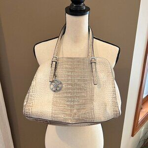 Guess two-tone alligator purse in good condition